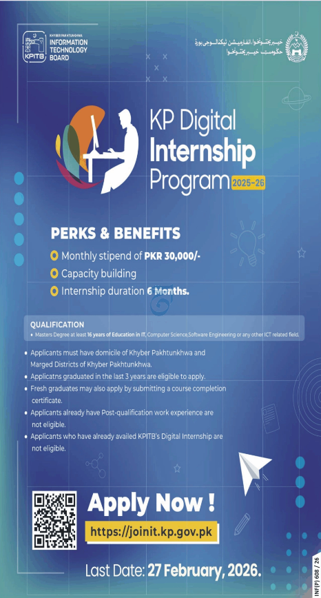 KPK Information Technology Board Apply Jobs 2025