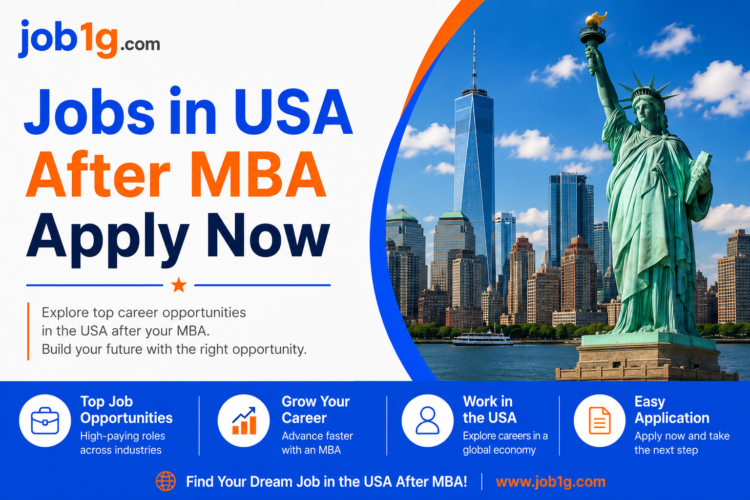 Jobs in USA After MBA Apply Now
